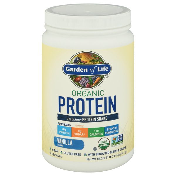 Garden of life organic plant protein nutrition facts