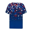 thumbnail image 5 of VerPetridure American Flag Stars Stripes Shirts for Women 4th of July Patriotic Shirt Cute Graphic Blouse USA Flag Tops Summer Tee, 5 of 5