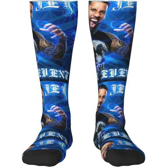 Jey Uso Stocking Women's Crew Sock High Sock Soft Men's Athletic Socks Outdoor Socks