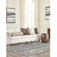 thumbnail image 6 of Unique Loom Portland Collection Area Rug - Orford (10' x 14' 1" Rectangle Gray/Beige), 6 of 12