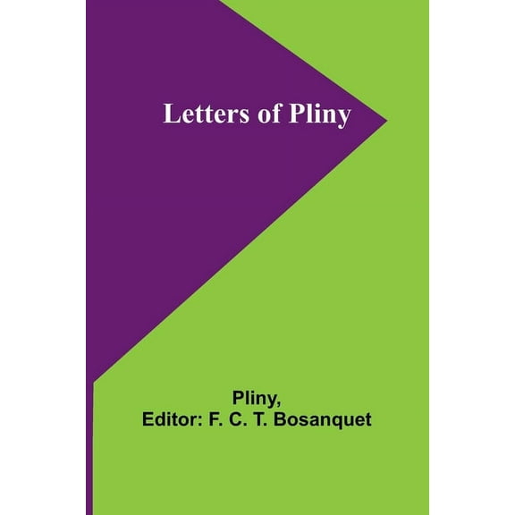 Letters of Pliny, (Paperback)