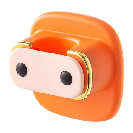 

Mop Holder | No Drilling Mop Broom Organizer | Self Adhesive Heavy Duty Storage Rack for Entryway Door Bathroom Kitchen