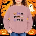thumbnail image 6 of Taqqpue Kids Hoodies Halloween Graphic Print Long Sleeve Crew Neck Pullover Fleece Sweatshirt Fall Winter Cozy Tops for Boys Girls Size 1-12, 6 of 6