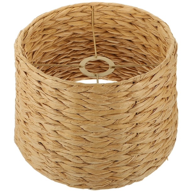 Pantalla de lámpara E27 Pantalla de lámpara de mesa rústica Cubierta de lámpara Decoración del hogar