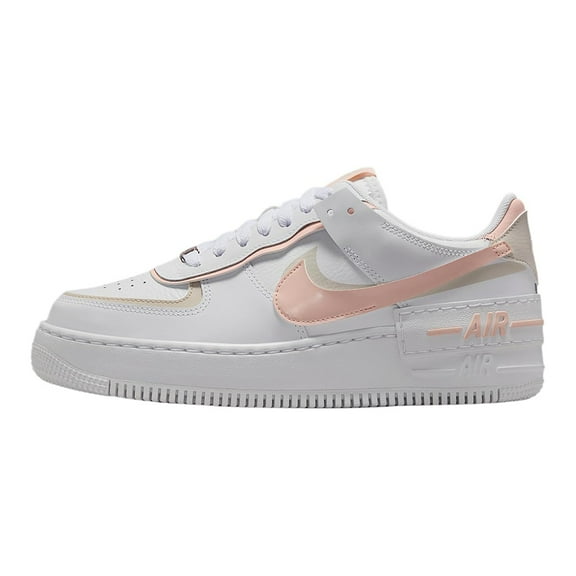 Women's Nike AF1 Shadow White/Washed Coral (CI0919 121) - 6