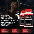 thumbnail image 4 of MaxVirility for Men Capsules - Max Virility Vitamin Complex Pills, All Natural Dietary Supplement, 5 Pack, 300 Capsule, 4 of 6