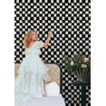 thumbnail image 5 of Mr. Kate Tess Watercolor Checker Peel and Stick Wallpaper by RoomMates, 1 Roll, Soft Black, 5 of 24
