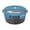 Blue, variant on Round Divided Bento Lunch Container with Built-in Cutlery Slot, 6.9"×3.3" Leakproof Microwave Safe Meal Prep Food Storage Box for Office Picnic Daily Use