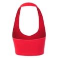 thumbnail image 3 of A2Y Women's Seamless Ribbed Nylon Halter Tank Tops Ruby SM, 3 of 3