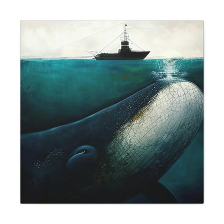 

Barbara J What The Eyes Don’t See 24” x 24” Cotton Canvas Wall Art Digital Print