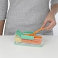 thumbnail image 2 of Sistema Snack Attack to Go Snack and Dip Container, 410 ML, Assorted Colors, 2 of 6