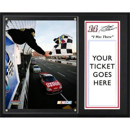 Tony Stewart Sublimated 12x15 "I WAS THERE" Ticket Plaque | Details: 2011 Tums Fast Relief 500 Victory at Martinsville Speedway
