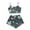 Green, variant on HNMKIU 2024 Women's Printed Pajama Set Soft Sleepwear Two Piece Outfit for Comfortable Nights Black,M