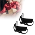 thumbnail image 1 of Almohada de almohada de 2x cuello soporte para la cabeza para asientos para el automóvil, almohadas de soporte de cuello de avión para hombres que Negro, 1 of 8