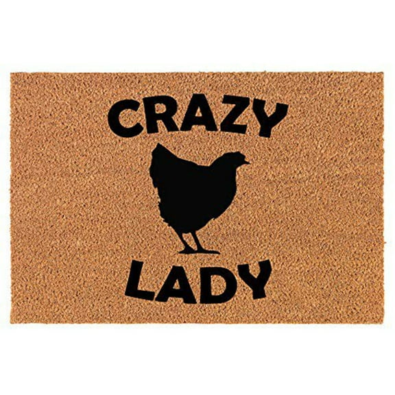 zttd funny christmas chicken door mat slip door rug for entrance front door outdoor entrance porch mat with slip polyester funny christmas floor mat a