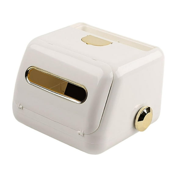 Soporte multifuncional para papel de seda con control remoto Blanco