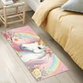 thumbnail image 5 of SKYSONIC Cute Unicorn Pink Kitchen Mats 20"x39" Absorbent Non Slip Runner Rug Machine Washable Kitchen Floor Mat for Home Bathroom Door, 5 of 7