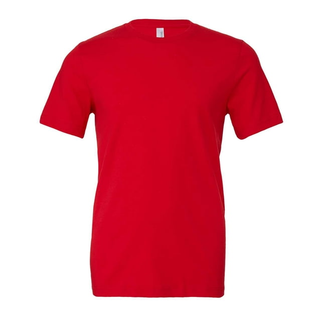 BELLA+CANVAS pour Hommes 3001c, TG, Rouge
