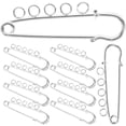thumbnail image 1 of Pulgas de broche de seguridad de 10 piezas Pins con agujeros de agujas Pins Broche para joyería de bricolaje, 1 of 6