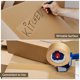 thumbnail image 3 of 1 rollo de cinta de papel kraft para sellar cajas de cartón, cinta adhesiva de embalaje, cinta de papel grabable, cinta de enmascarar, 3 of 6