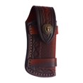 thumbnail image 1 of kusrkot PU Leather Sheath for Fold Knife, Portable Knife Case with Snap Closure,, 1 of 7