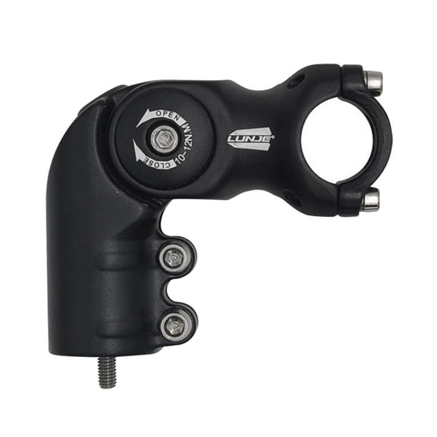 Elevador de potencia de manillar de bicicleta ligero, ajustable de 60 a 90 grados. 254 x 70 mm