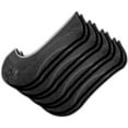 thumbnail image 3 of Sierra Socks Women Premium Bamboo No Show Low-Cut Seamless Toe Liners Socks 4 Pairs Pack (Black), 3 of 5