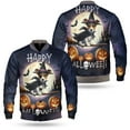 thumbnail image 3 of Happy Halloween Jack Russell Terrier Witch Pumpkins Bats All Over Print 3D Baseball Jacket Parson Jack Dog Lover Bomber Jacket Softball - 13012, 3 of 6