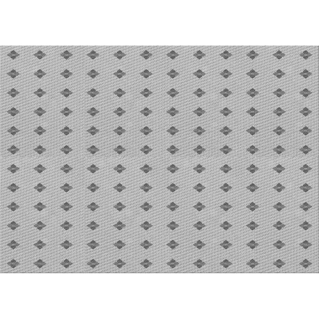 Ahgly Company Machine Washable Indoor Rectangle Transitional Platinum Silver Gray Area Rugs, 6' x 9'