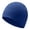 Blue, variant on Men's Cycling Beanie Hat Honeycomb Fleece Lined Windproof Cap Warm Stretchy Sweat Wicking Breathable Skull Cap For Running Outdoor Sports Dark Gray,A