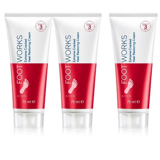 Crema para talones agrietados, paquete de 3 unidades, máxima resistencia, 75 ml, humectante para pie