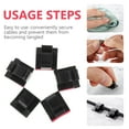 thumbnail image 4 of Shisuyan Multi Purpose Cable Holder Clips Car Dash Cam 100Pack 0.56X0.54X0.35In, 4 of 8