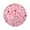 Pink Candy Cane and Strawberry, variant on 15.4" Round Placemat Set of 1 Polyester Fabric Place Mats Non-Slip Dining Kitchen Table Mats for Kitchen Party Decor Motifs Christmas Tree Pattern
