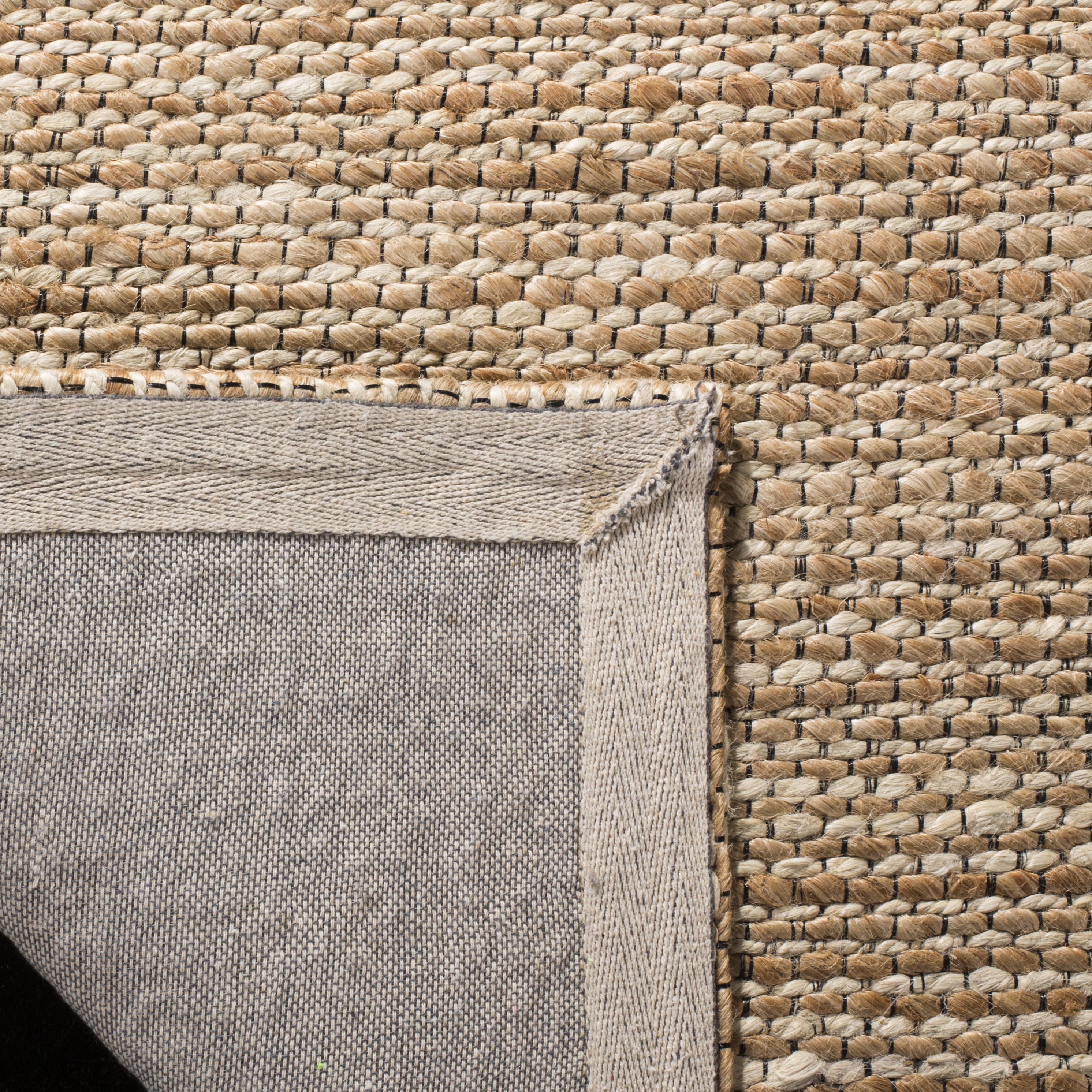 SAFAVIEH Marbella Christina Solid Runner Rug, Natural/Ivory, 2'3" x 12'
