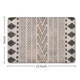 thumbnail image 5 of Boho Black and White Tribal Ethnic Flannel Non Slip Door Rugs,Washable Door Mats Indoor,Decorative Door Mats,Dirt-Resistant and Absorbent Doormat for Entrance,Bedroom,Kitchen,Bathroom,23.5"x16", 5 of 5