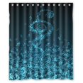 thumbnail image 1 of ABPHQTO Cortina de ducha con notas musicales Cortina de ducha impermeable 150x180 cm, 1 of 2