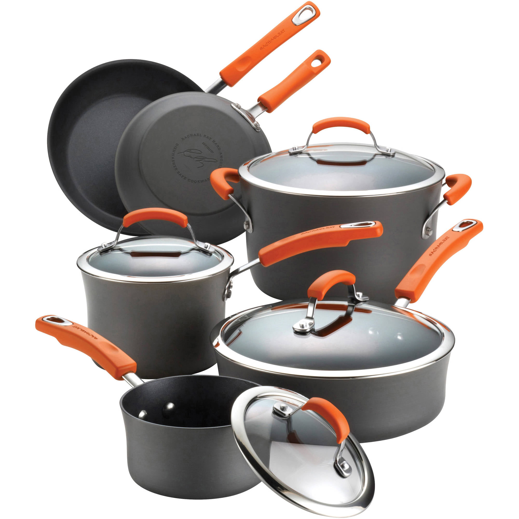 Rachael Ray Hard Anodized 10 Piece Cookware Set