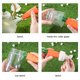 thumbnail image 5 of Advancent Cepillo de limpieza de tazas, fregador de botellas, cepillos de limpieza reutilizables lavables, eliminación de cabeza , cocina , Zanahoria blanca 5Conjunto, 5 of 6