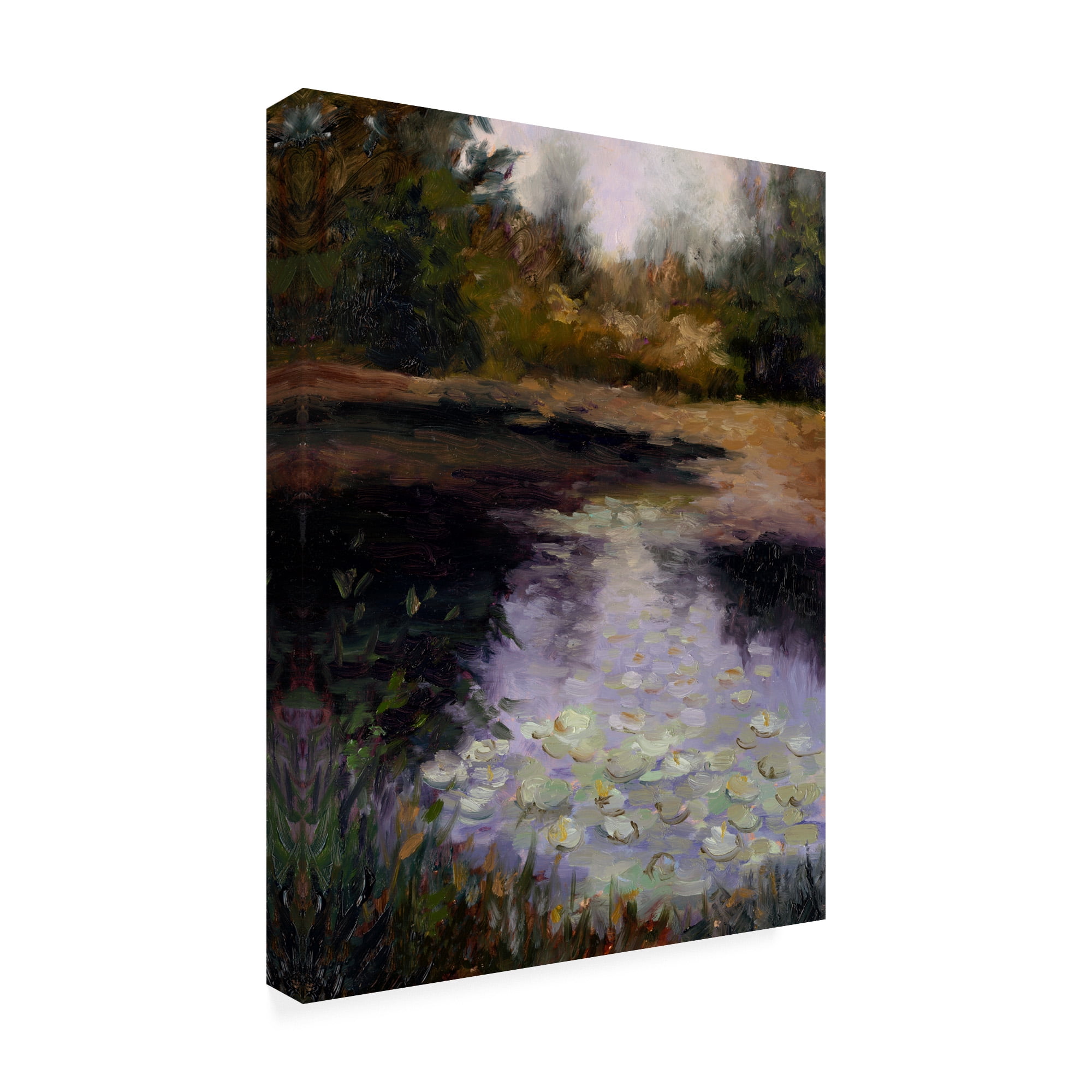 Trademark Fine Art 'Oregon Water Lilies' Canvas Art by Mary Jean Weber