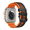 Black&Orange, variant on Breathable Dual-Color Silicone Sport Band Strap for Apple Watch Series 12 11 10 9 8 7 Ultra 2 1 49mm/46mm/45mm/44mm