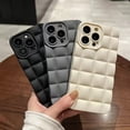 thumbnail image 2 of Funda de teléfono a cuadros con diamantes en 3D, carcasa de silicona suave a prueba de golpes para iPhone 11, 12, 13, 14 Pro, X, XR, XS, Max, 6s, 7, 8 Plus, mate, a la moda Fivean unisex, 2 of 2