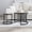 Walnut, variant on CQSXDA Set Of 2 Round Coffee Table Nesting With Top And Golden Frame Marble Pattern For Modern Living Room