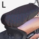 thumbnail image 5 of Funda protectora para asiento de motocicleta, elástica, antideslizante, compatible con motos. Negro, 5 of 9
