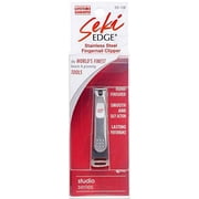 Seki Edge Nail Clippers (SS-106) - Stainless Steel Fingernail Clippers for Men & Women - Sharp Cutting Edges for Thick Nails - Professional & Home Use - Made in Japan