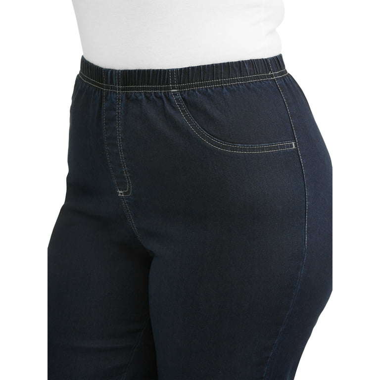 Just My Size Women s Plus Size Pull On Stretch Denim Jegging