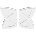 thumbnail image 2 of 18"OD x 1"ID x 6 3/4"C x 1"P Cosmo Architectural Grade PVC Contemporary Ceiling Medallion, Two Piece, 2 of 11