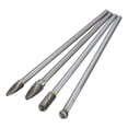 thumbnail image 2 of 4 Pcs Rotary Burr 1/4 Inch 6mm Shank 150mm Long Carbide Cutter CNC Engraving Bit, 2 of 9