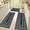 Black/Grey, variant on Washable Kitchen Rugs Sets of 3, Non Slip Absorbent Kitchen Rugs and Mats, Farmhouse Stain Resistant Faux Jute Kitchen Mat Carpet Runner for Kitchen Floor, Laundry Room, Hallway, Black/Gold