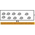 thumbnail image 2 of Jeep CHRYSLER OEM 15-16 Renegade Hood-Insulator Retainer 68073364AA, 2 of 2