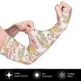 thumbnail image 3 of Uemuo Tropical Pink Flamingo Pineapple Printed Arm Sleeves, Cooling UV Sun Protection Sports Compression for Men/Women, 3 of 8